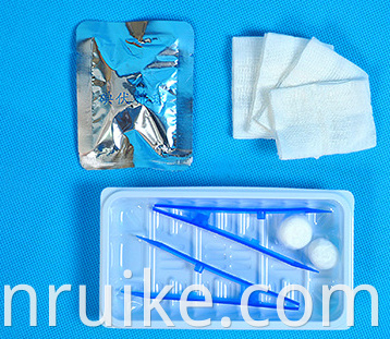 One-time use of medical dressing kit
